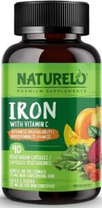 NATURELO - Vegan Iron with Vitamin C