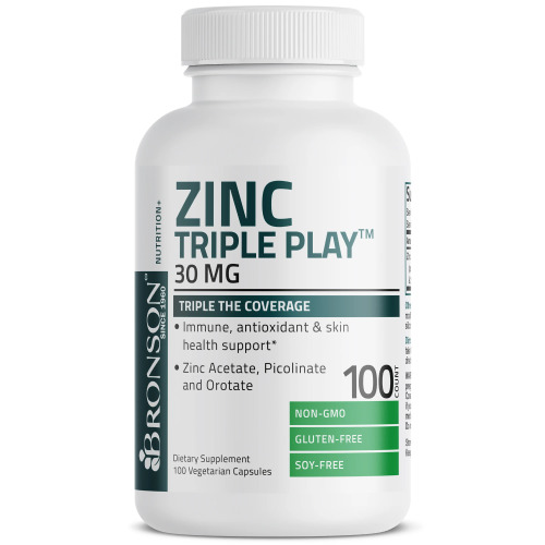 Bronson Zinc Triple Play 30 mg