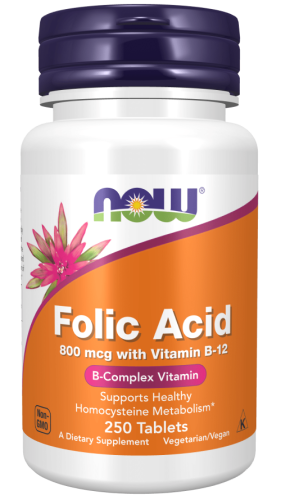 Now Foods Asam Folat 800mcg